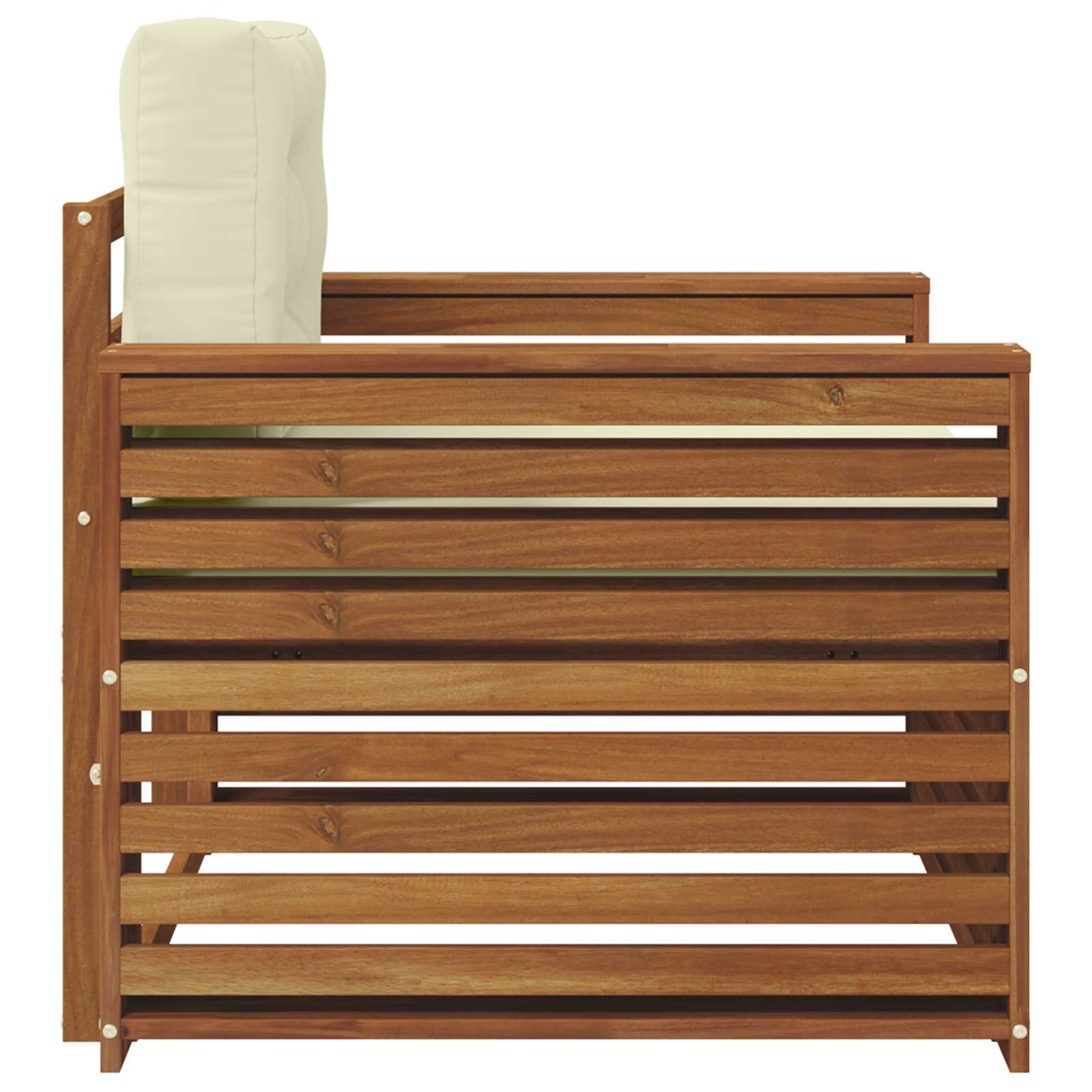 vidaXL Sofa na zewnątrz Lite drewno akacjowe i poliester