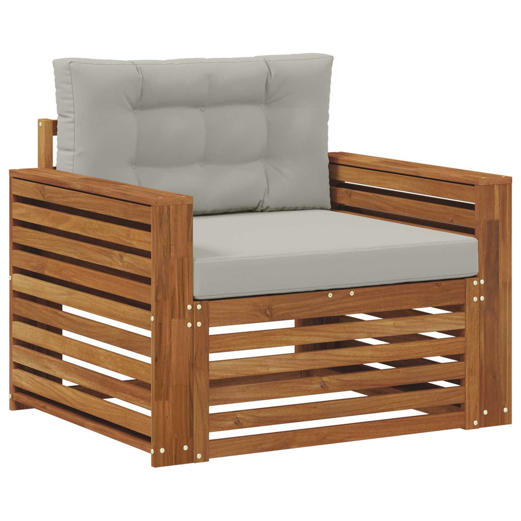 vidaXL Sofa na zewnątrz Lite drewno akacjowe i poliester