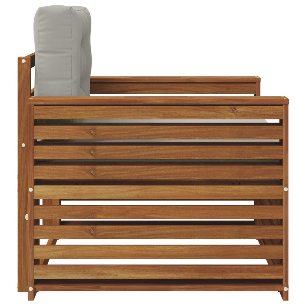 vidaXL Sofa na zewnątrz Lite drewno akacjowe i poliester