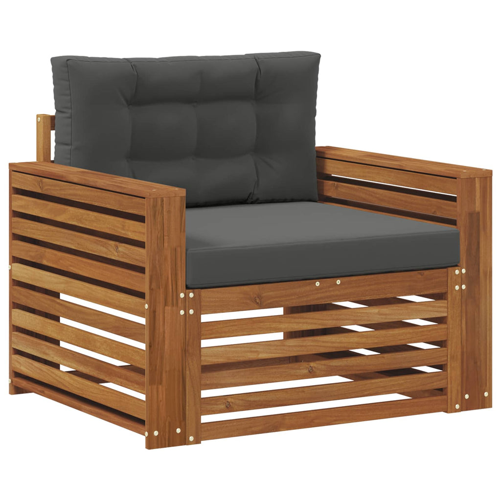 vidaXL Sofa na zewnątrz Lite drewno akacjowe i poliester