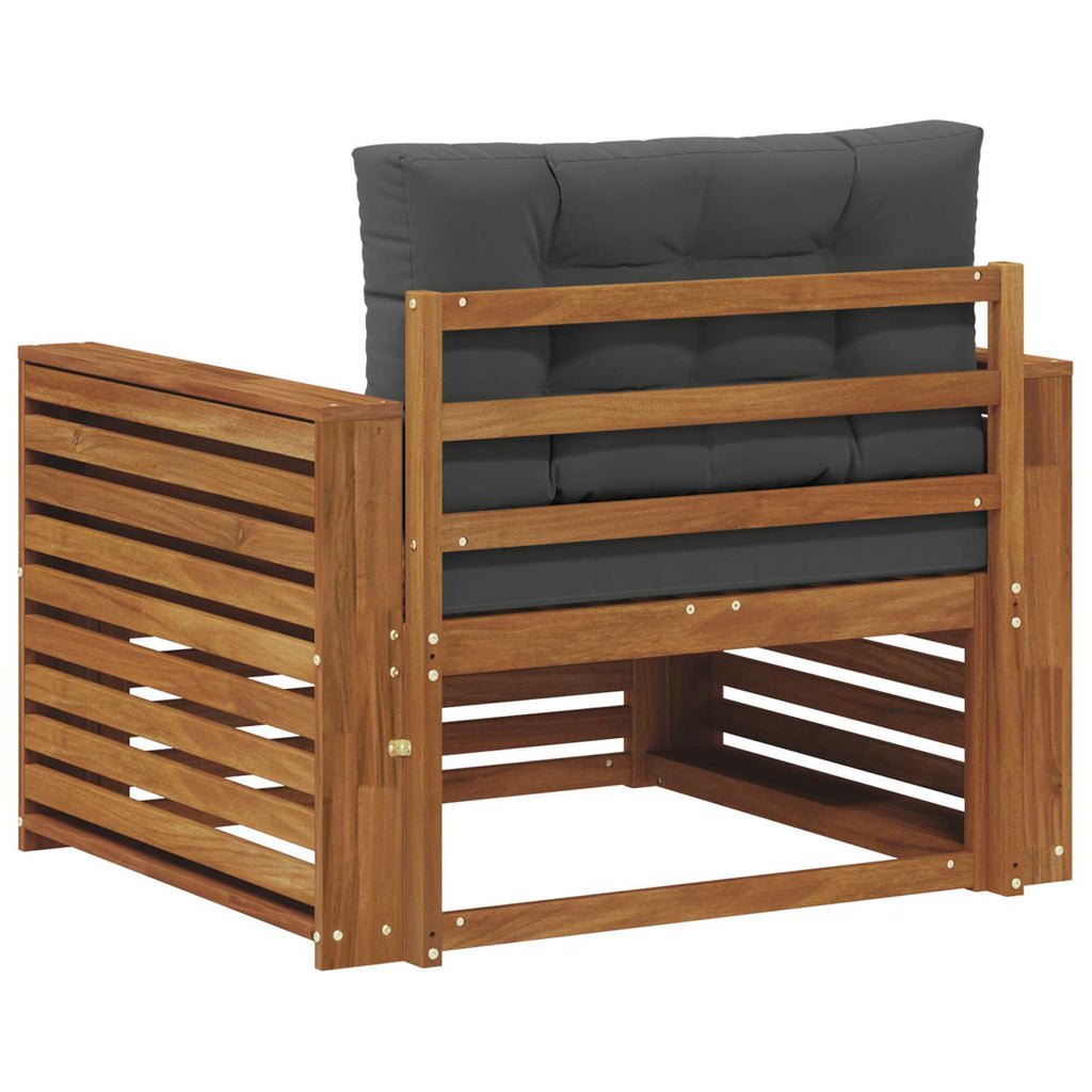 vidaXL Sofa na zewnątrz Lite drewno akacjowe i poliester