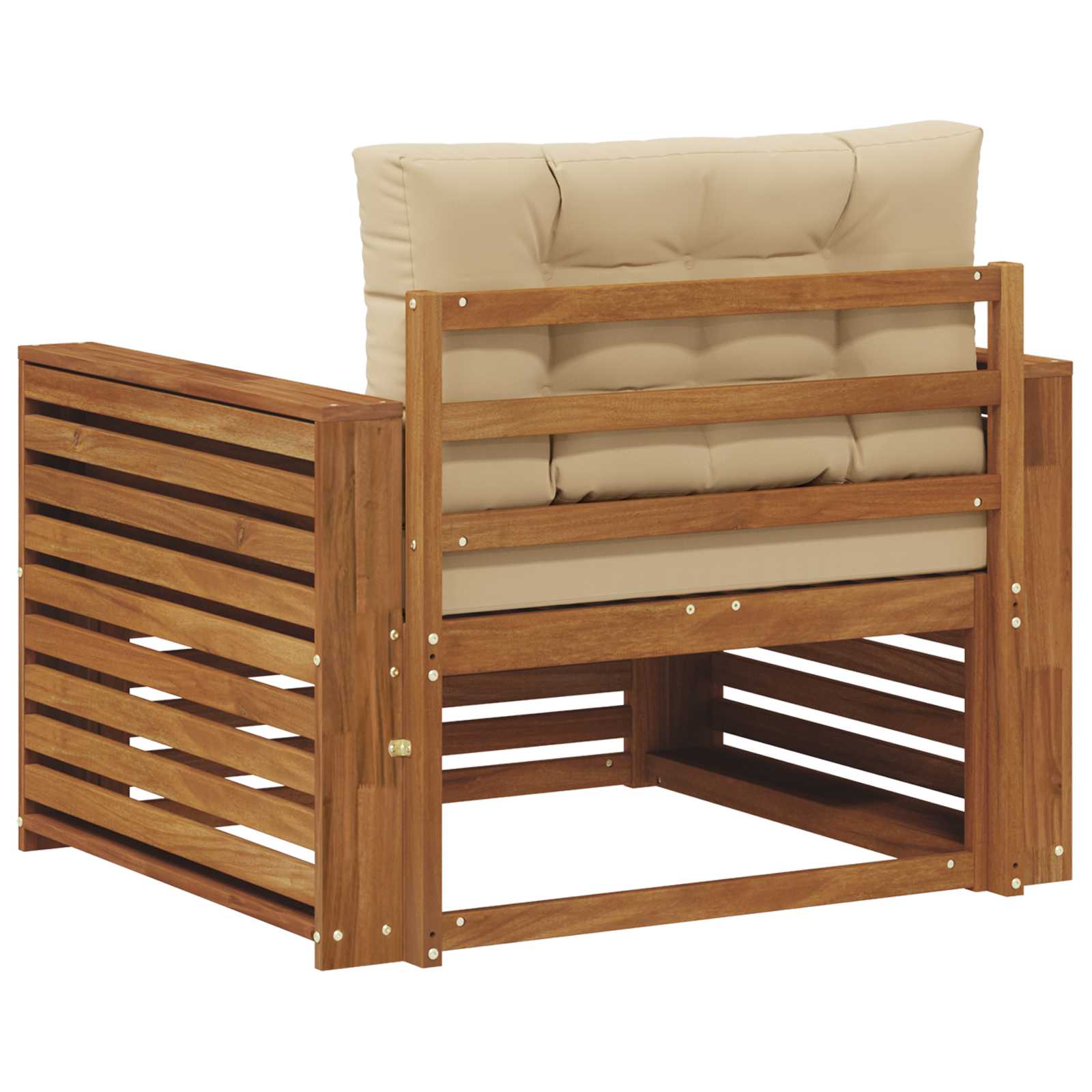 vidaXL Sofa na zewnątrz Lite drewno akacjowe i poliester