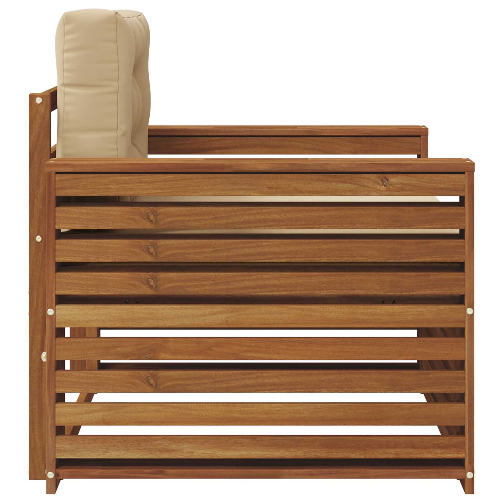 vidaXL Sofa na zewnątrz Lite drewno akacjowe i poliester