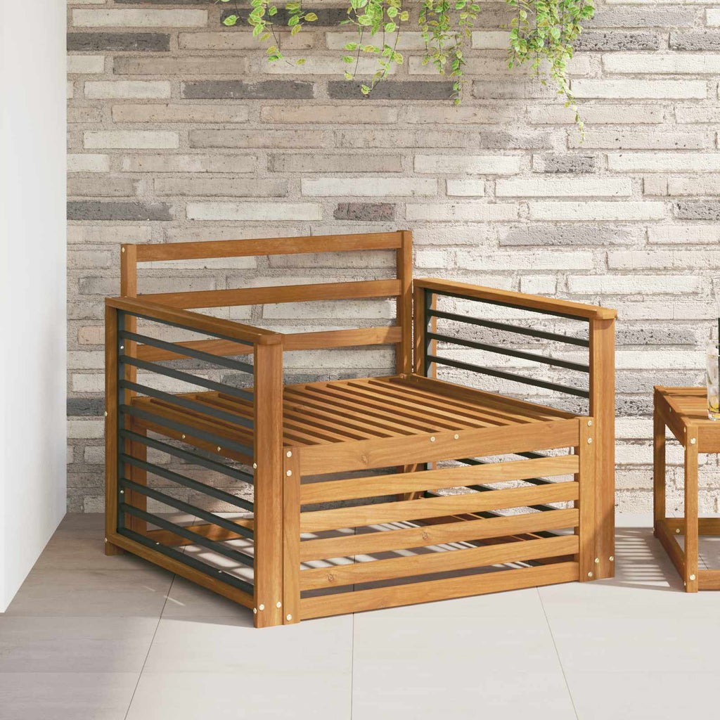 vidaXL 2 Sztuka Sofa na zewnątrz naturalny