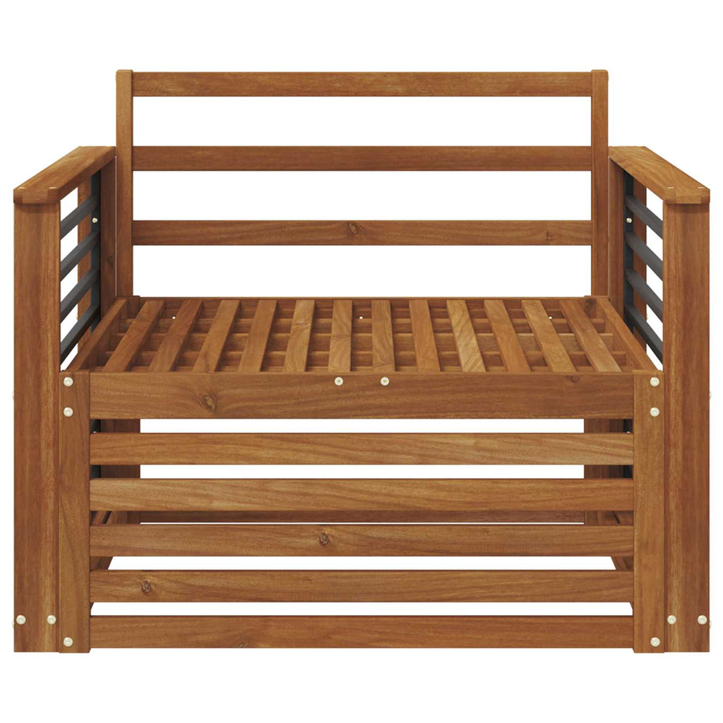 vidaXL 2 Sztuka Sofa na zewnątrz naturalny