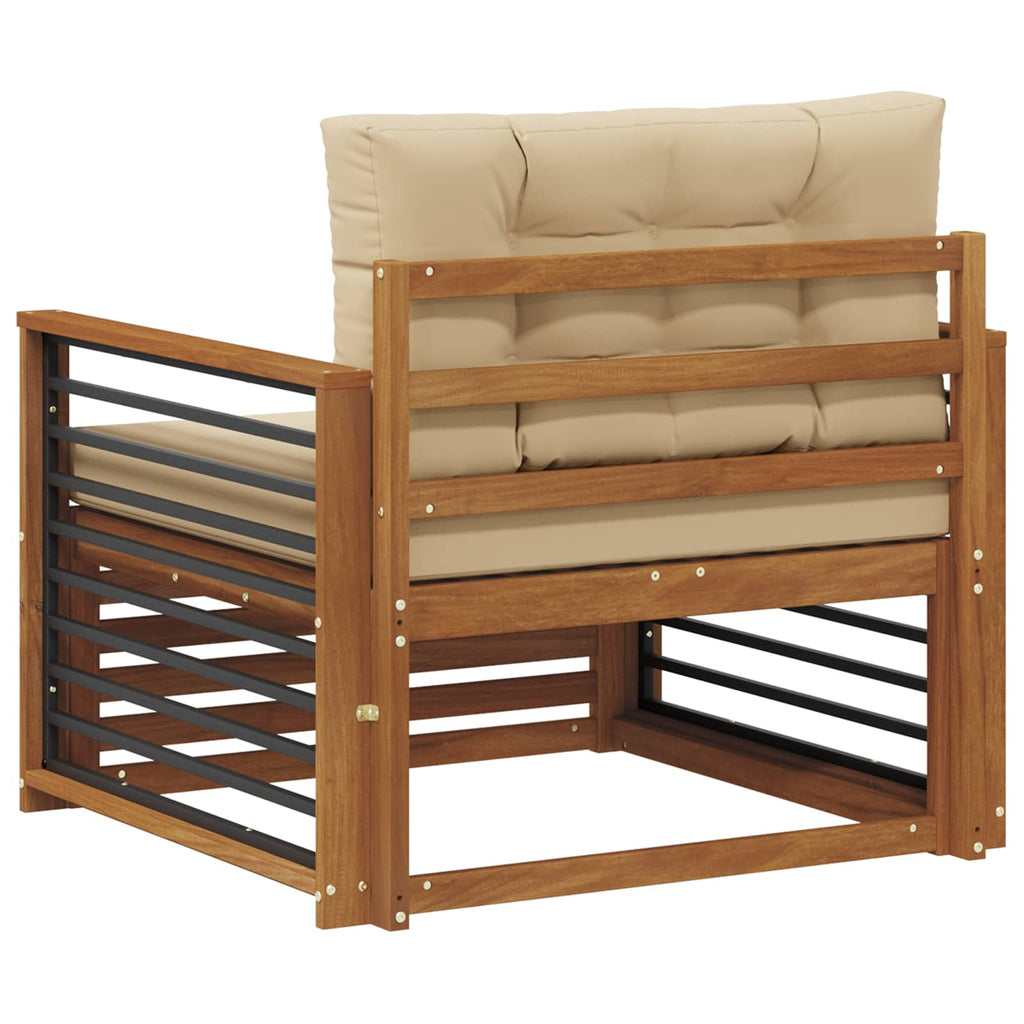 vidaXL Sofa na zewnątrz Lite drewno akacjowe i poliester