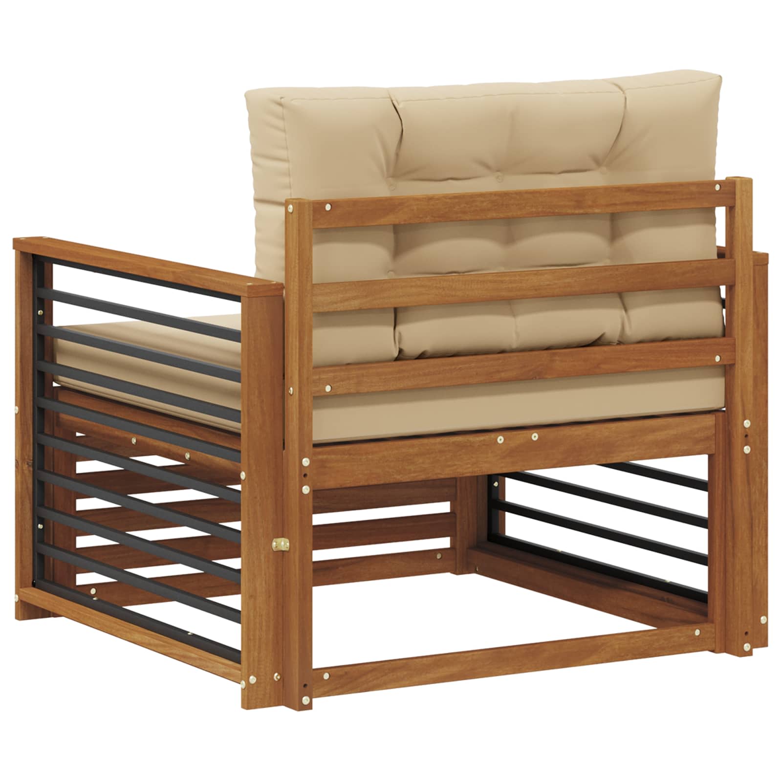 vidaXL Sofa na zewnątrz Lite drewno akacjowe i poliester