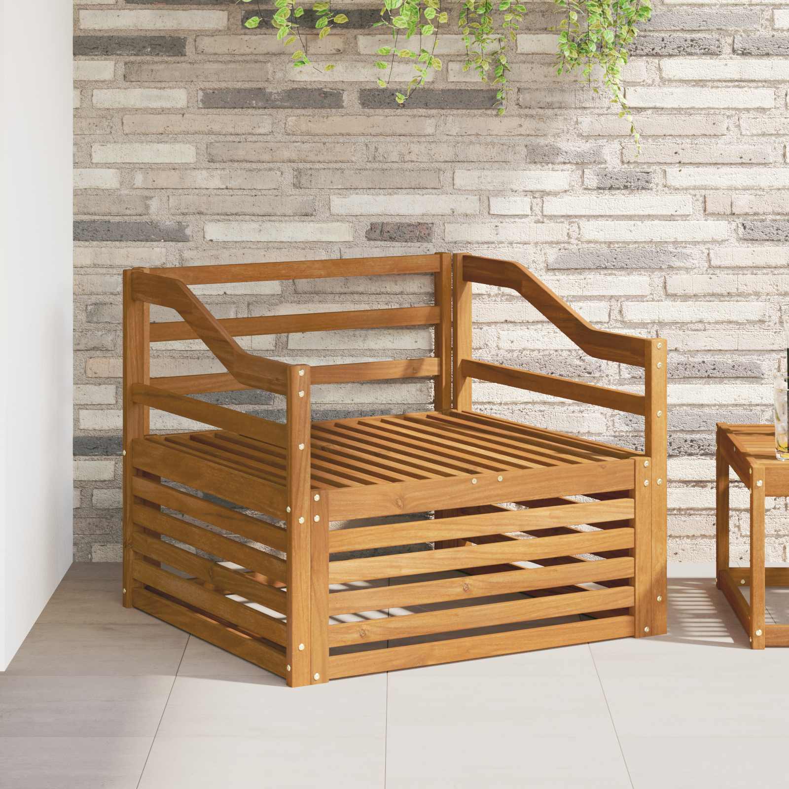 vidaXL Sofa na zewnątrz naturalny