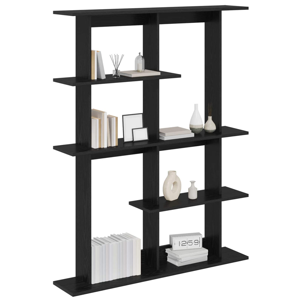 vidaXL Półka ścienna Czarny dąb 102 x 20 x 130 cm Drewno inżynieryjne