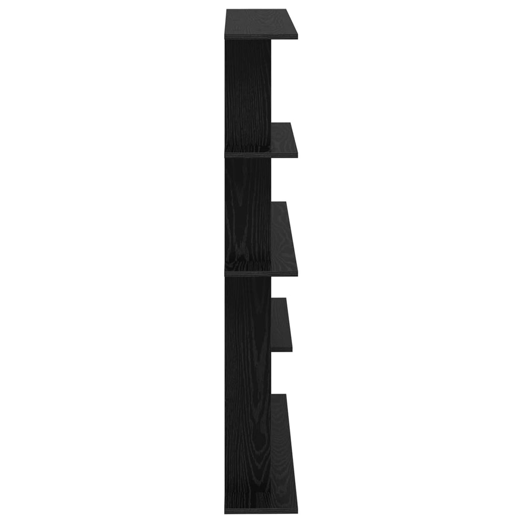 vidaXL Półka ścienna Czarny dąb 102 x 20 x 130 cm Drewno inżynieryjne