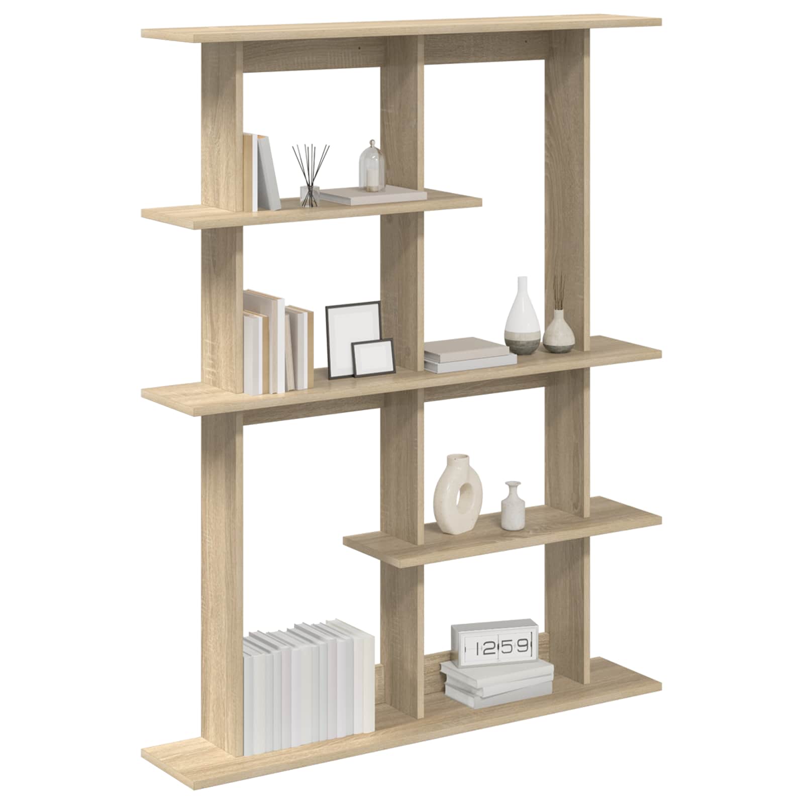 vidaXL Półka ścienna dąb Sonoma 102 x 20 x 130 cm Drewno inżynieryjne
