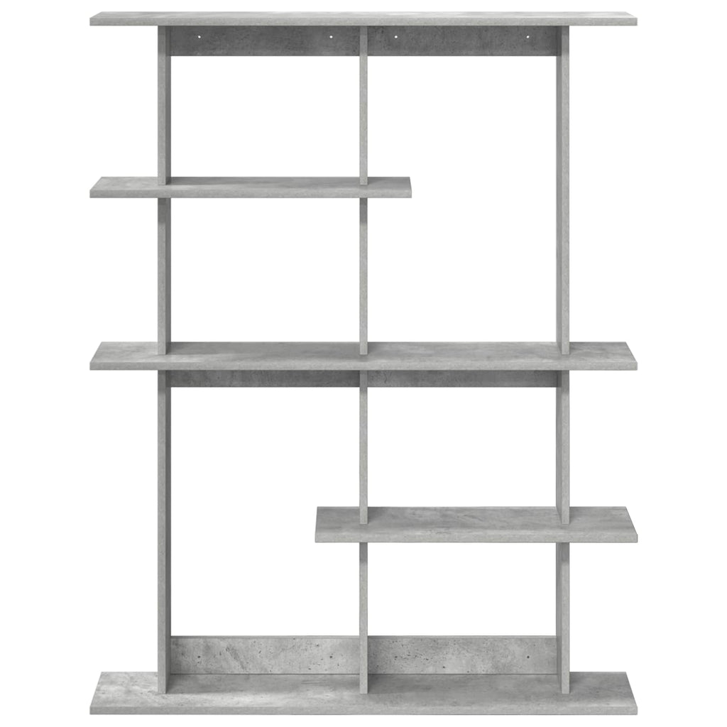 vidaXL Półka ścienna Betonowy szary 102 x 20 x 130 cm