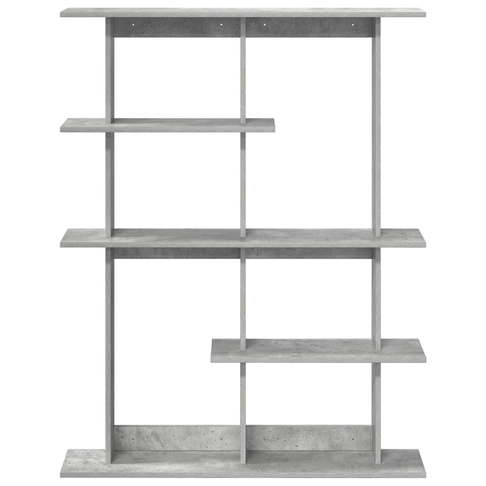 vidaXL Półka ścienna Betonowy szary 102 x 20 x 130 cm