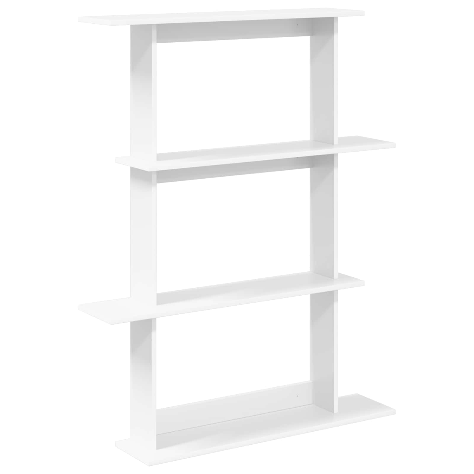 vidaXL Półka ścienna Biały 100 x 20 x 126 cm Drewno inżynieryjne