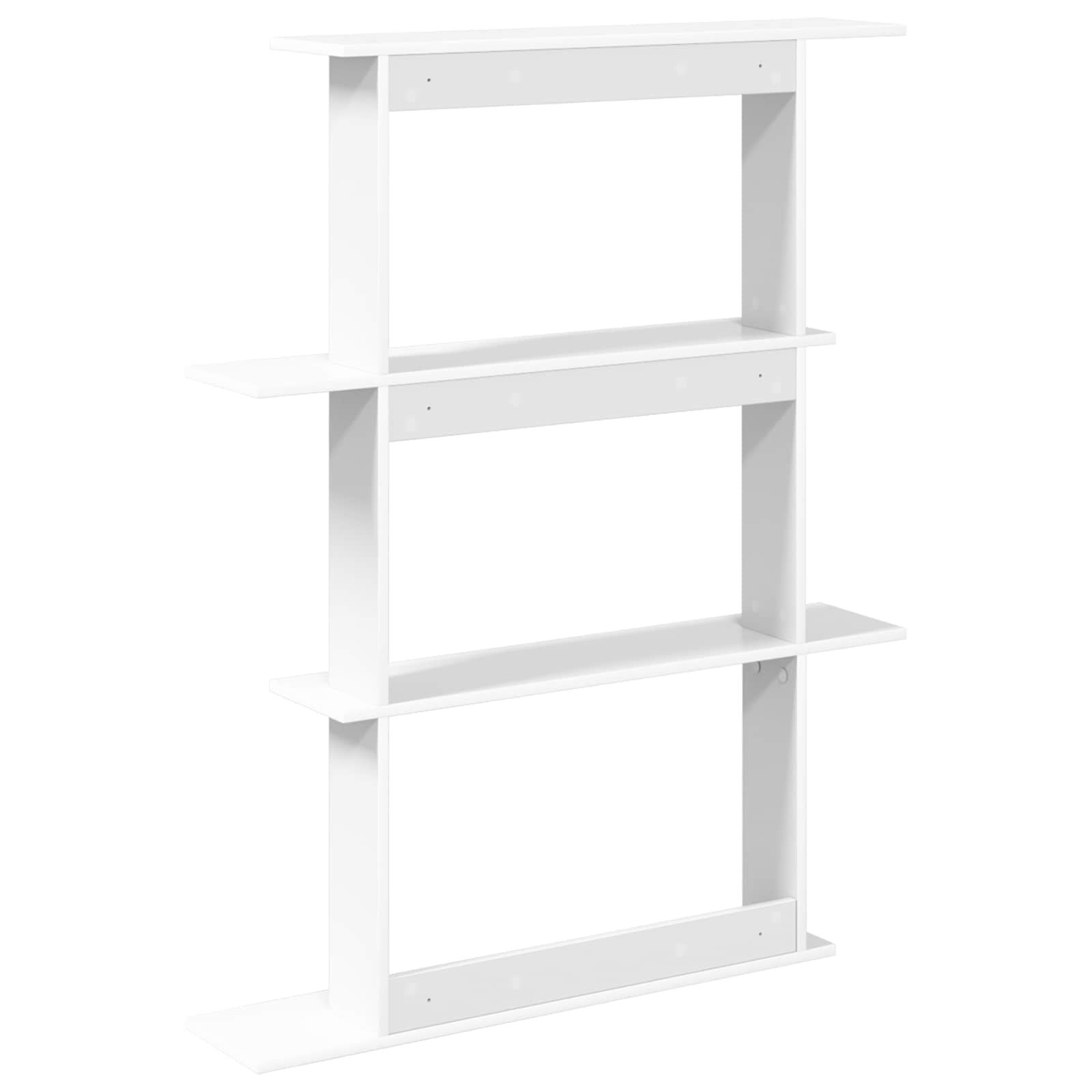 vidaXL Półka ścienna Biały 100 x 20 x 126 cm Drewno inżynieryjne