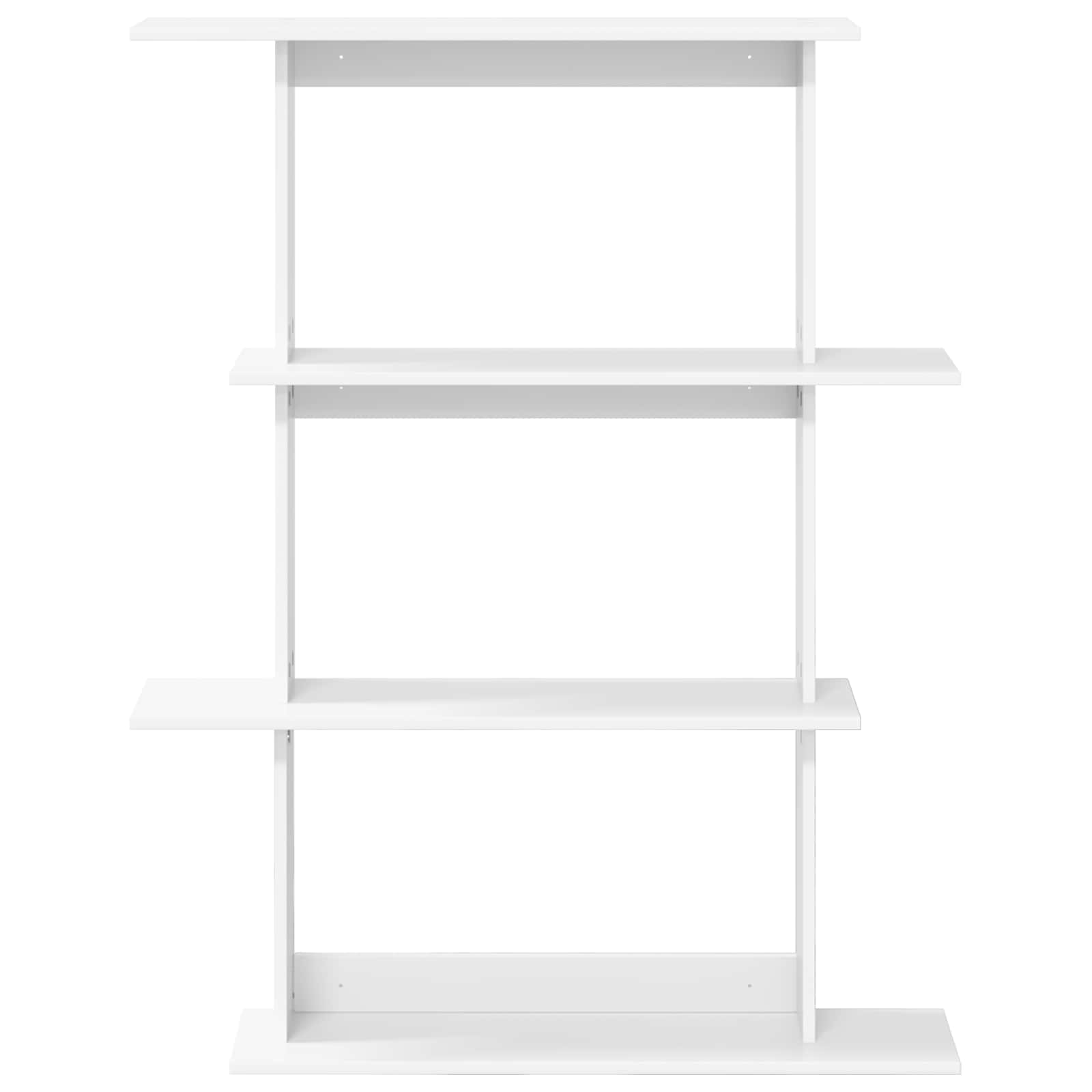 vidaXL Półka ścienna Biały 100 x 20 x 126 cm Drewno inżynieryjne