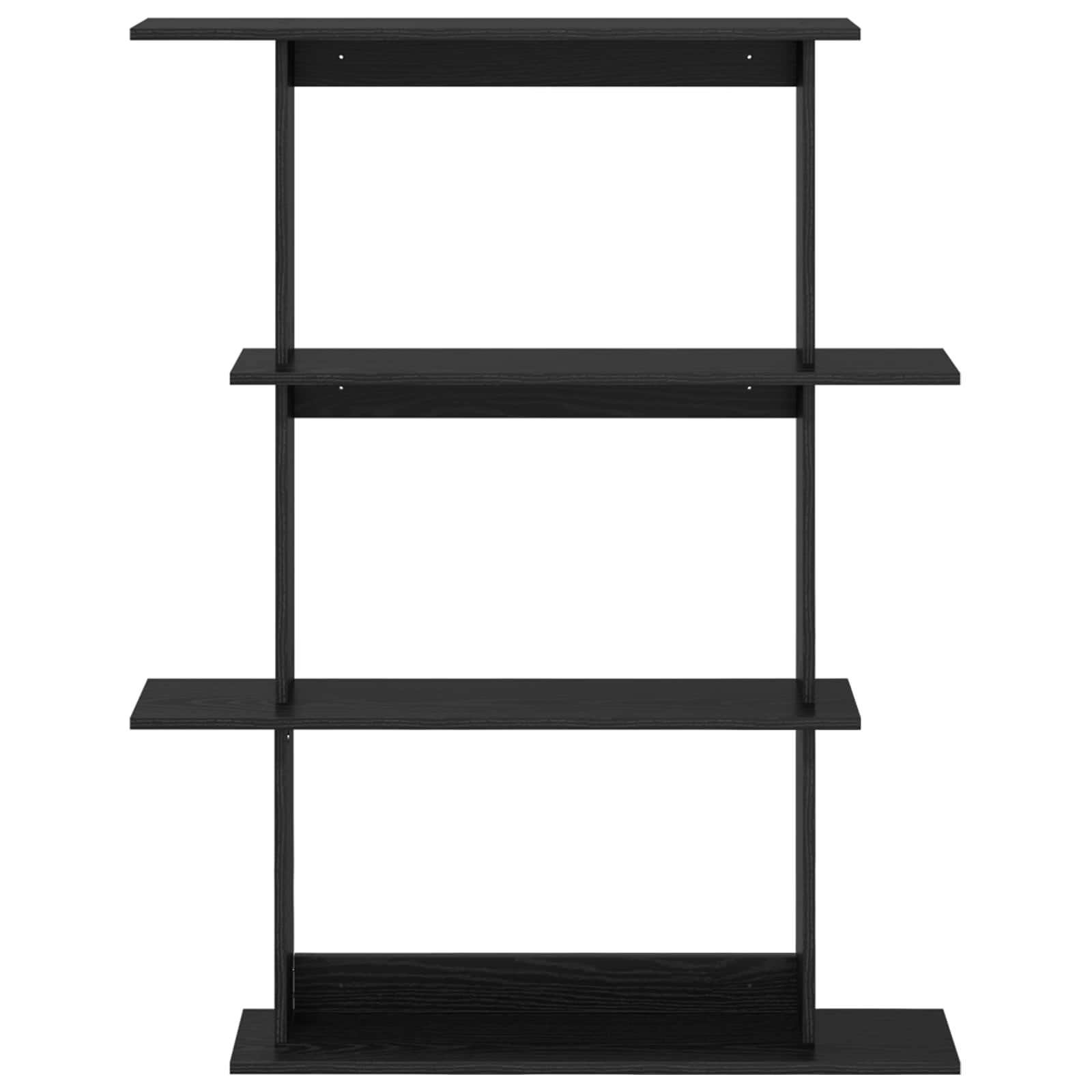 vidaXL Półka ścienna Czarny dąb 100 x 20 x 126 cm Drewno inżynieryjne