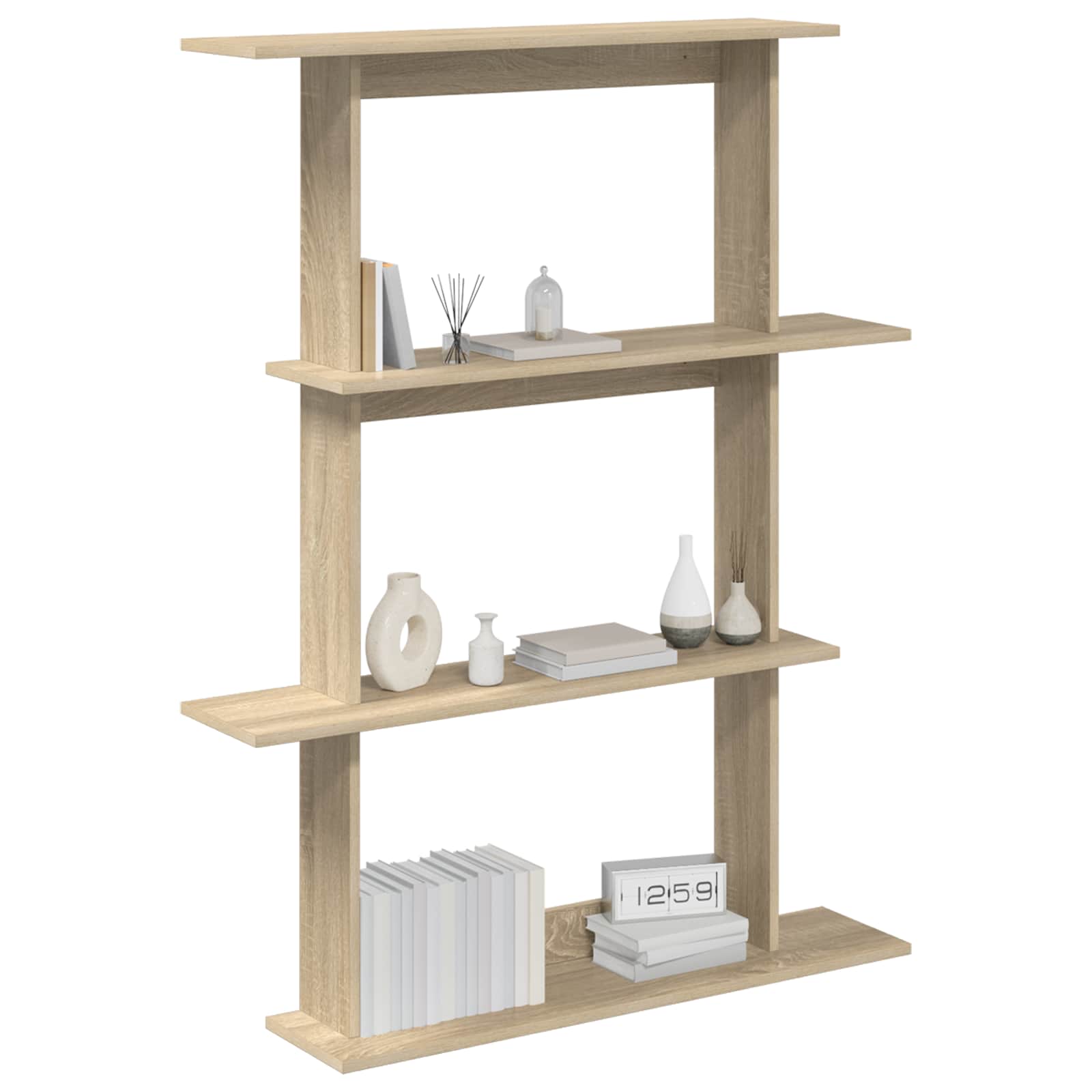 vidaXL Półka ścienna dąb Sonoma 100 x 20 x 126 cm Drewno inżynieryjne