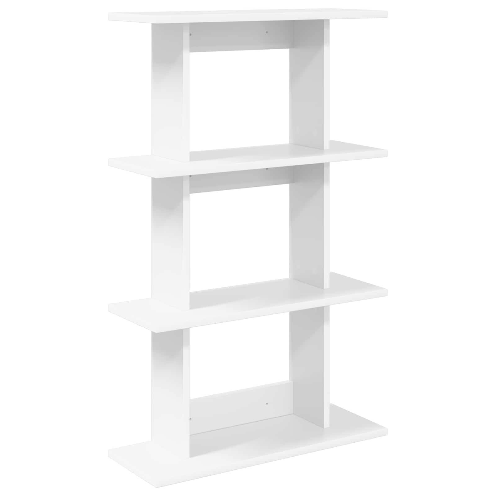 vidaXL Półka ścienna Do montażu na ścianie Biały 56 x 20 x 90 cm