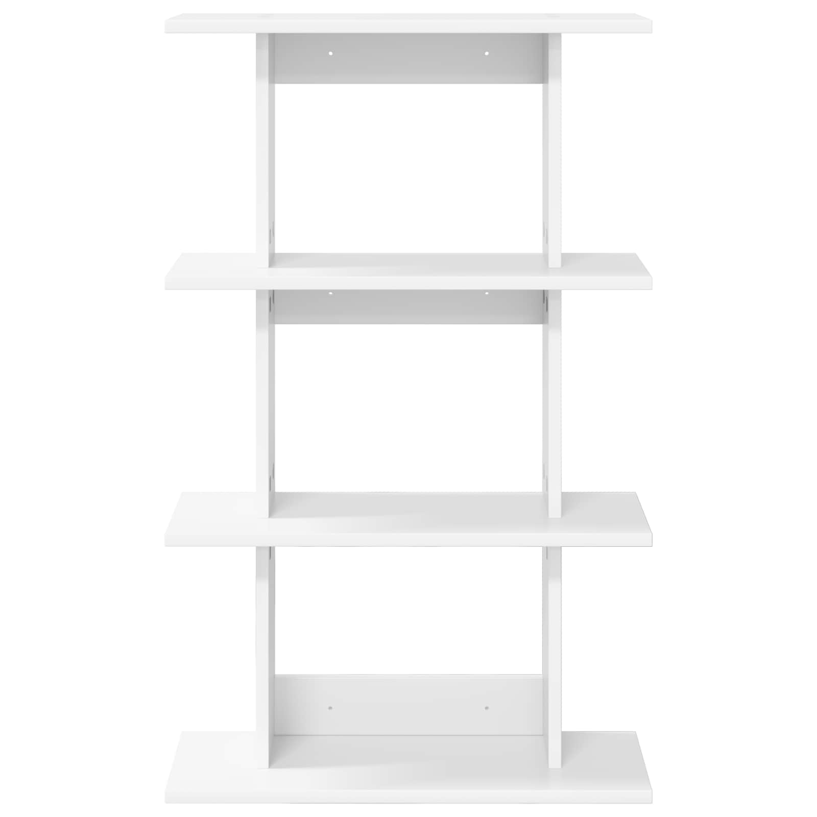 vidaXL Półka ścienna Do montażu na ścianie Biały 56 x 20 x 90 cm