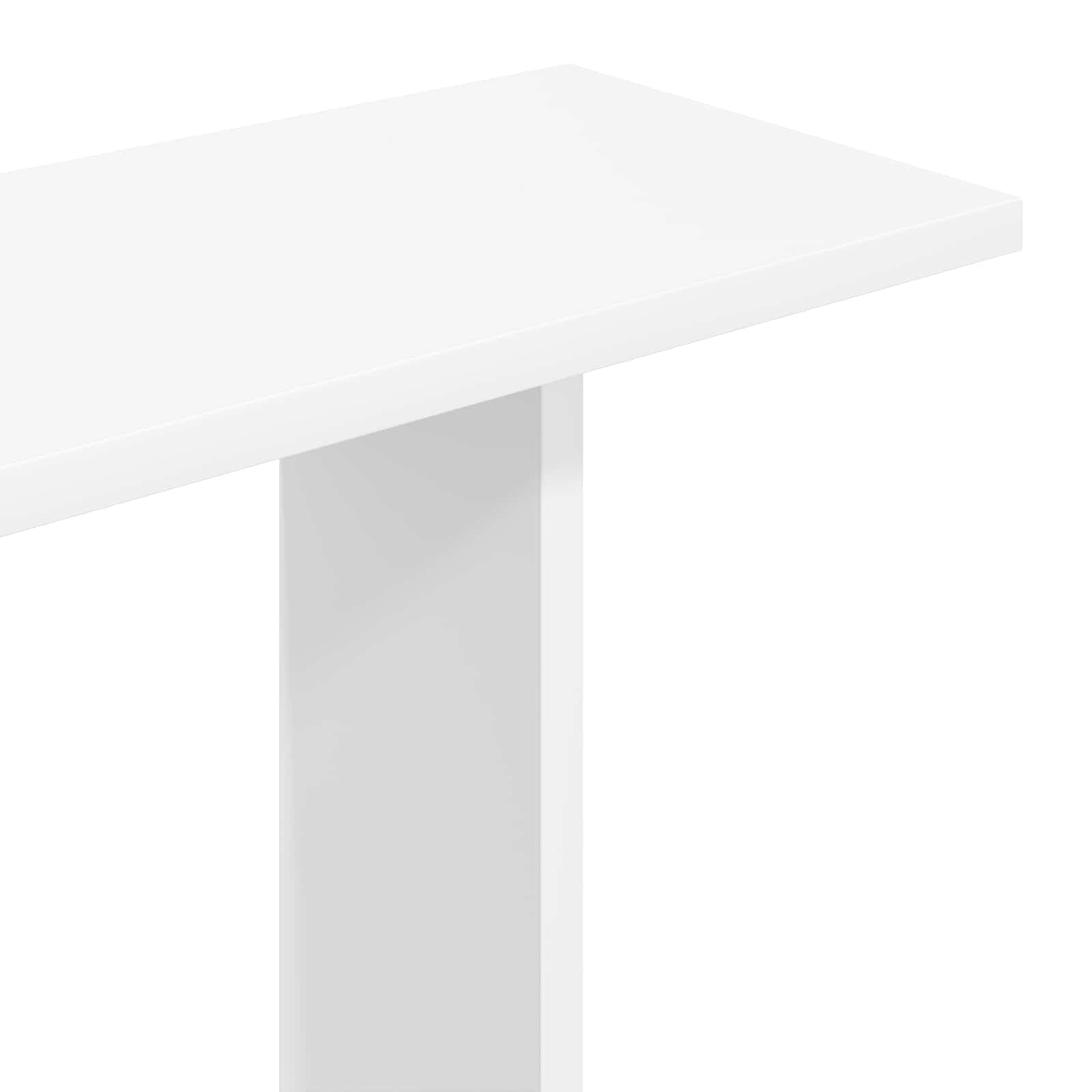 vidaXL Półka ścienna Do montażu na ścianie Biały 80 x 20 x 75 cm