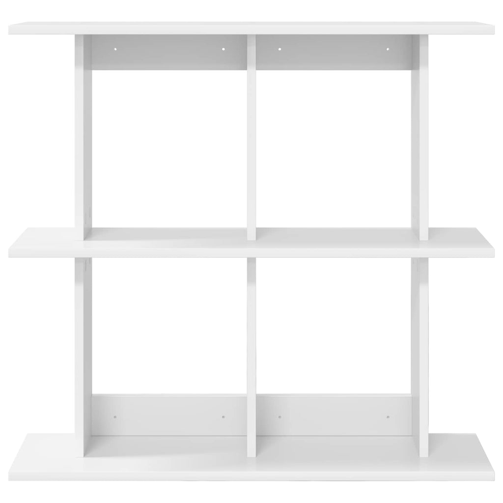 vidaXL Półka ścienna Do montażu na ścianie Biały 80 x 20 x 75 cm