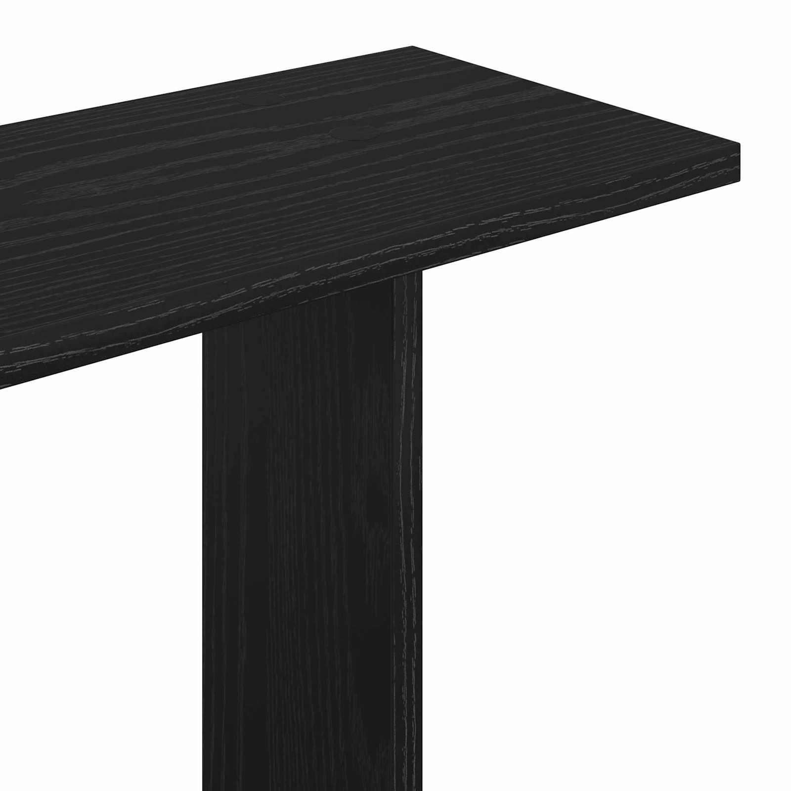 vidaXL Półka ścienna Do montażu na ścianie Czarny dąb 80 x 20 x 75 cm