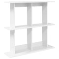 vidaXL Półka ścienna Do montażu na ścianie Biały 100 x 20 x 75 cm
