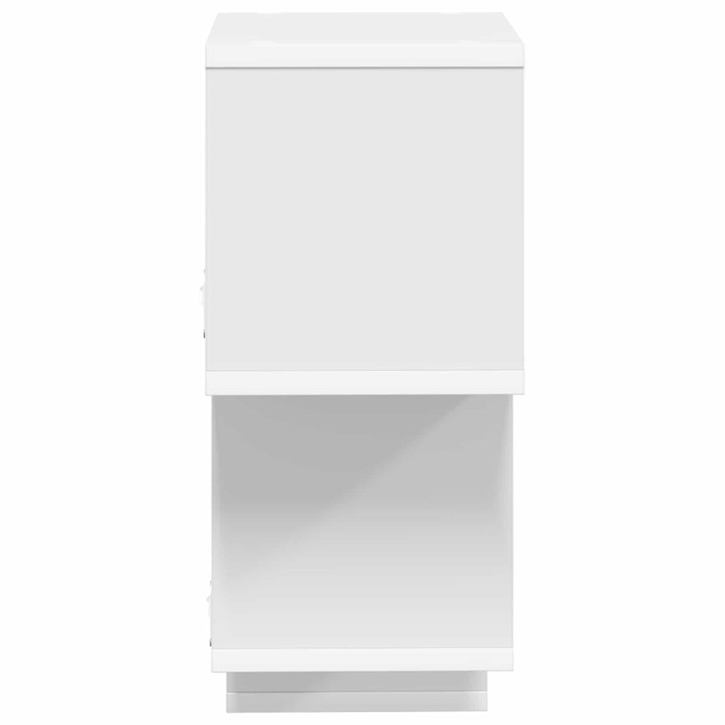 vidaXL Półka wisząca Do montażu na ścianie Biały 87 x 20 x 55 cm