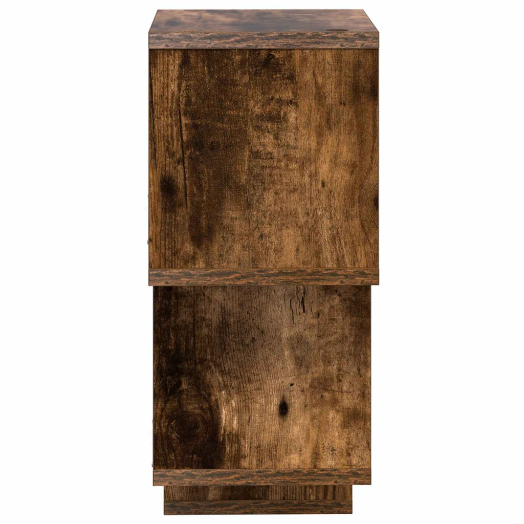 vidaXL Półka wisząca Do montażu na ścianie Dąb wędzony 87 x 20 x 55 cm