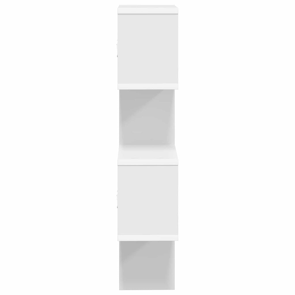 vidaXL Półka ścienna Do montażu na ścianie Biały 39 x 15 x 76 cm