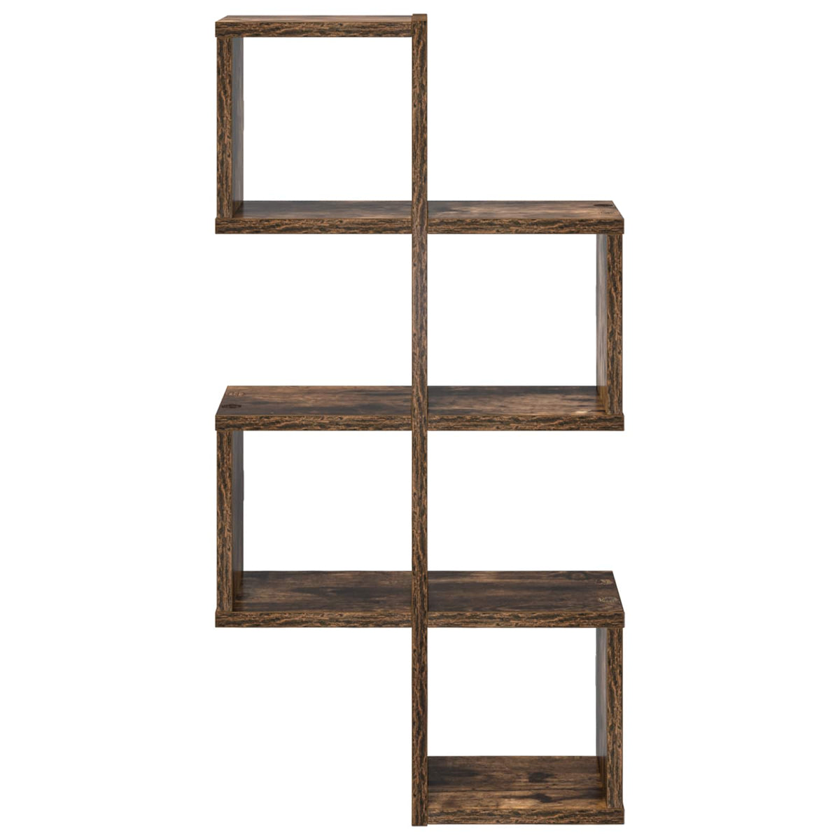vidaXL Półka ścienna Do montażu na ścianie Dąb wędzony 39 x 15 x 76 cm