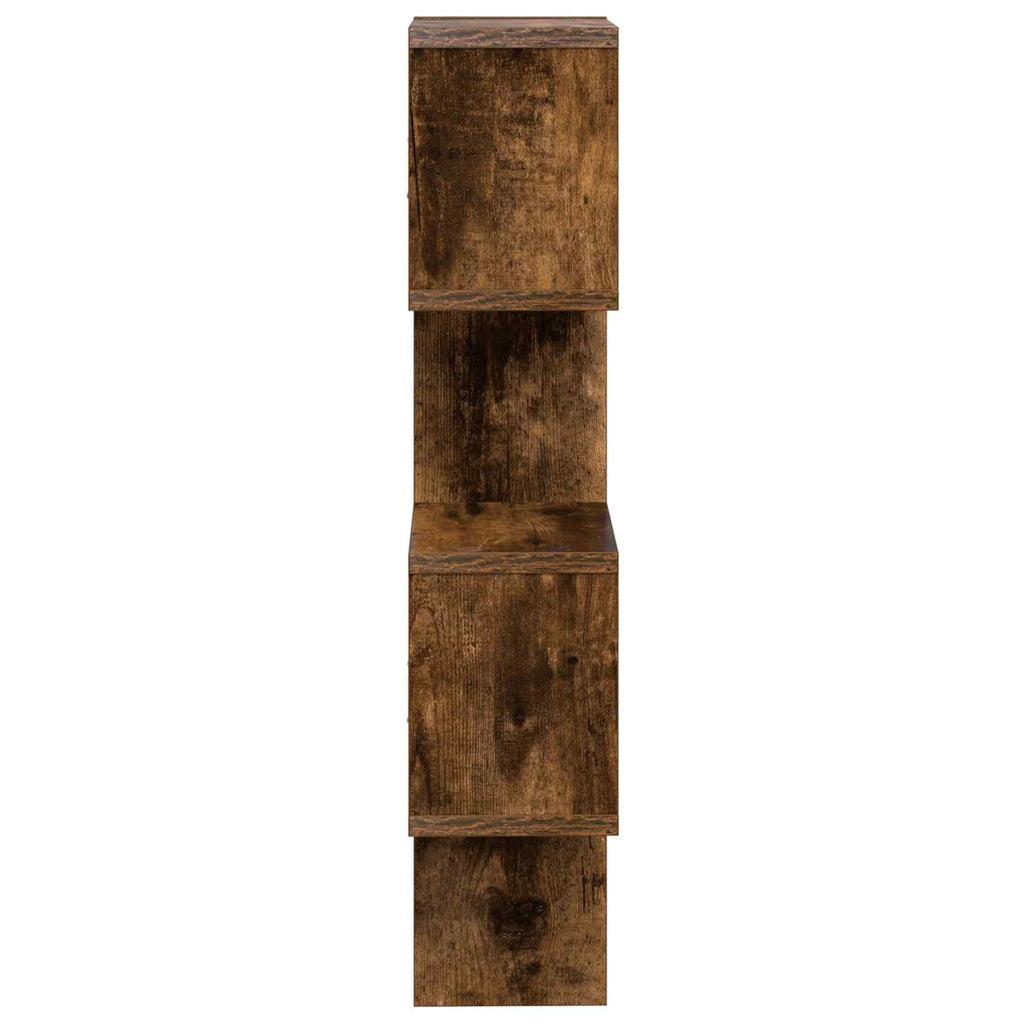 vidaXL Półka ścienna Do montażu na ścianie Dąb wędzony 39 x 15 x 76 cm