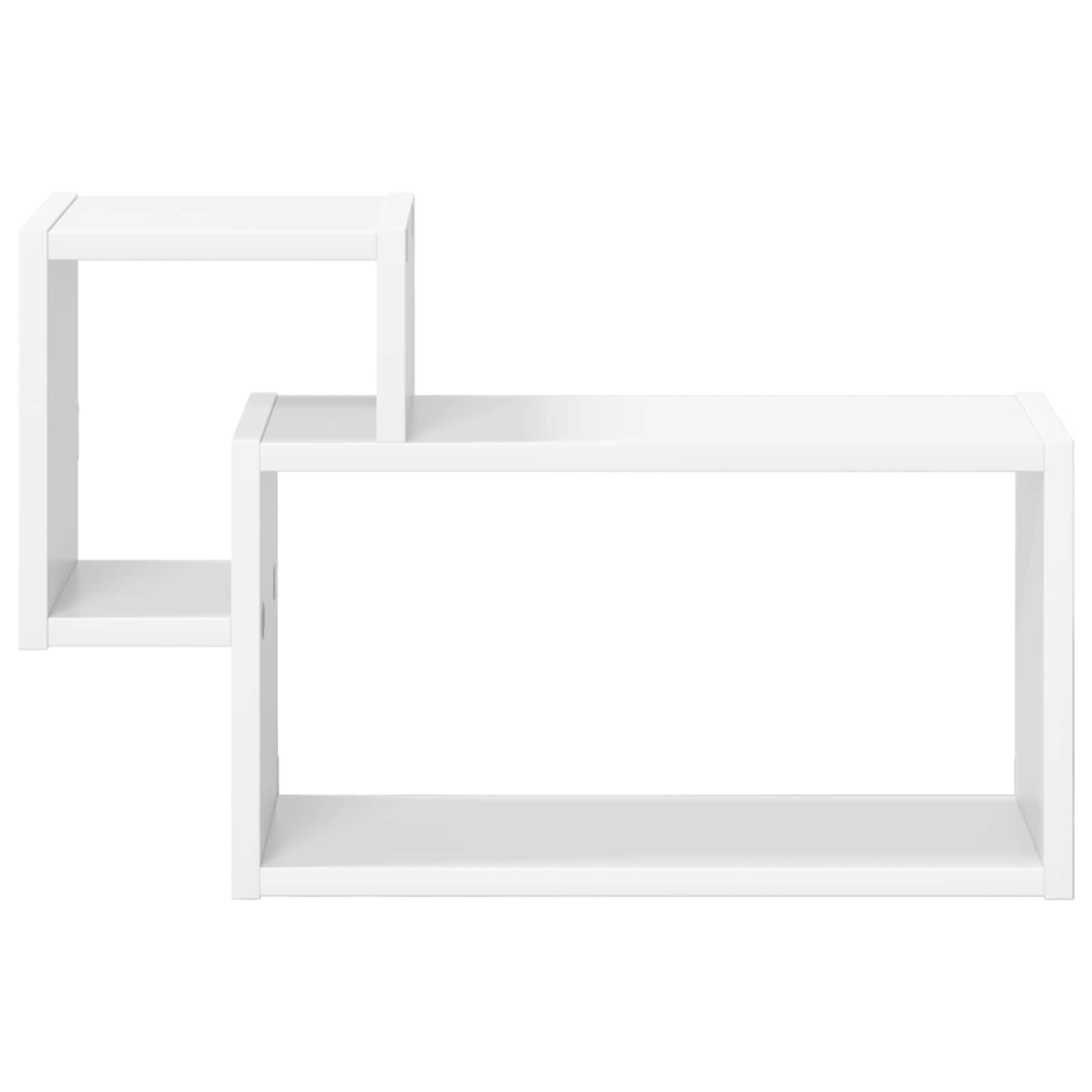 vidaXL Półka ścienna Do montażu na ścianie Biały 55 x 15 x 35 cm