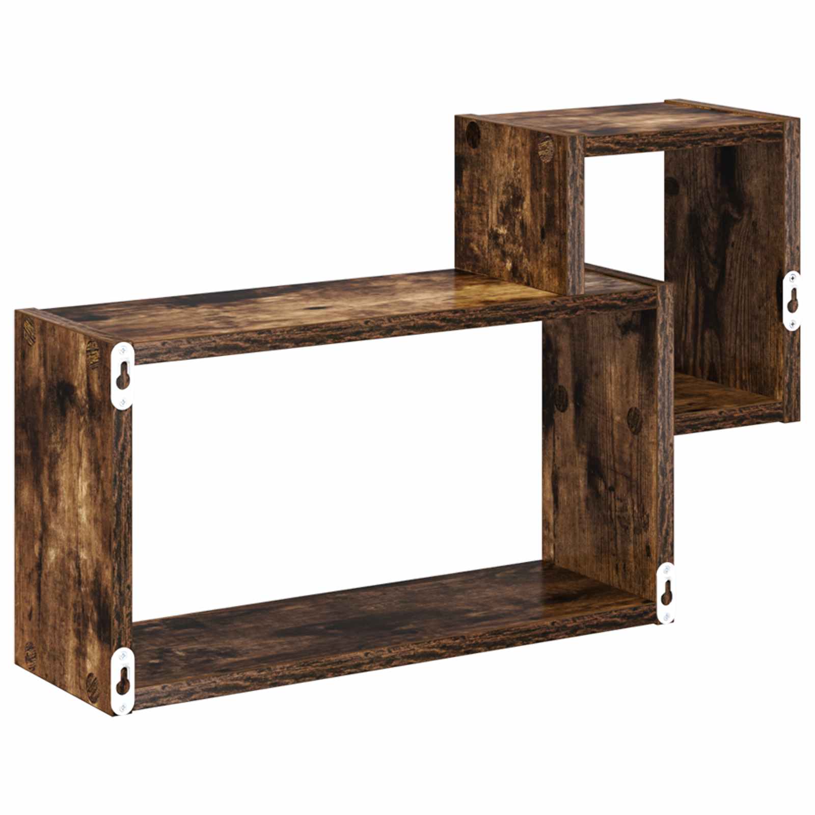 vidaXL Półka ścienna Do montażu na ścianie Dąb wędzony 55 x 15 x 35 cm