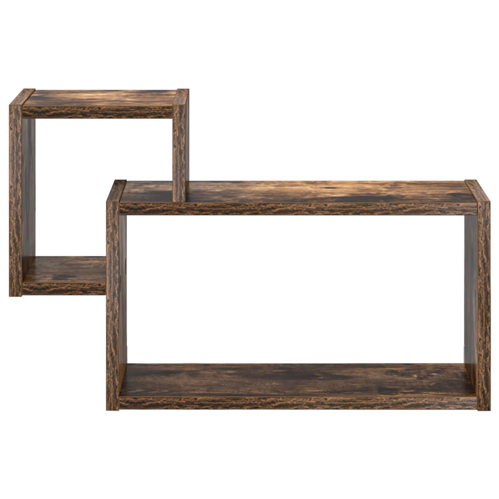 vidaXL Półka ścienna Do montażu na ścianie Dąb wędzony 55 x 15 x 35 cm