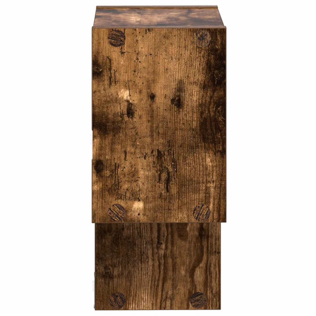 vidaXL Półka ścienna Do montażu na ścianie Dąb wędzony 55 x 15 x 35 cm