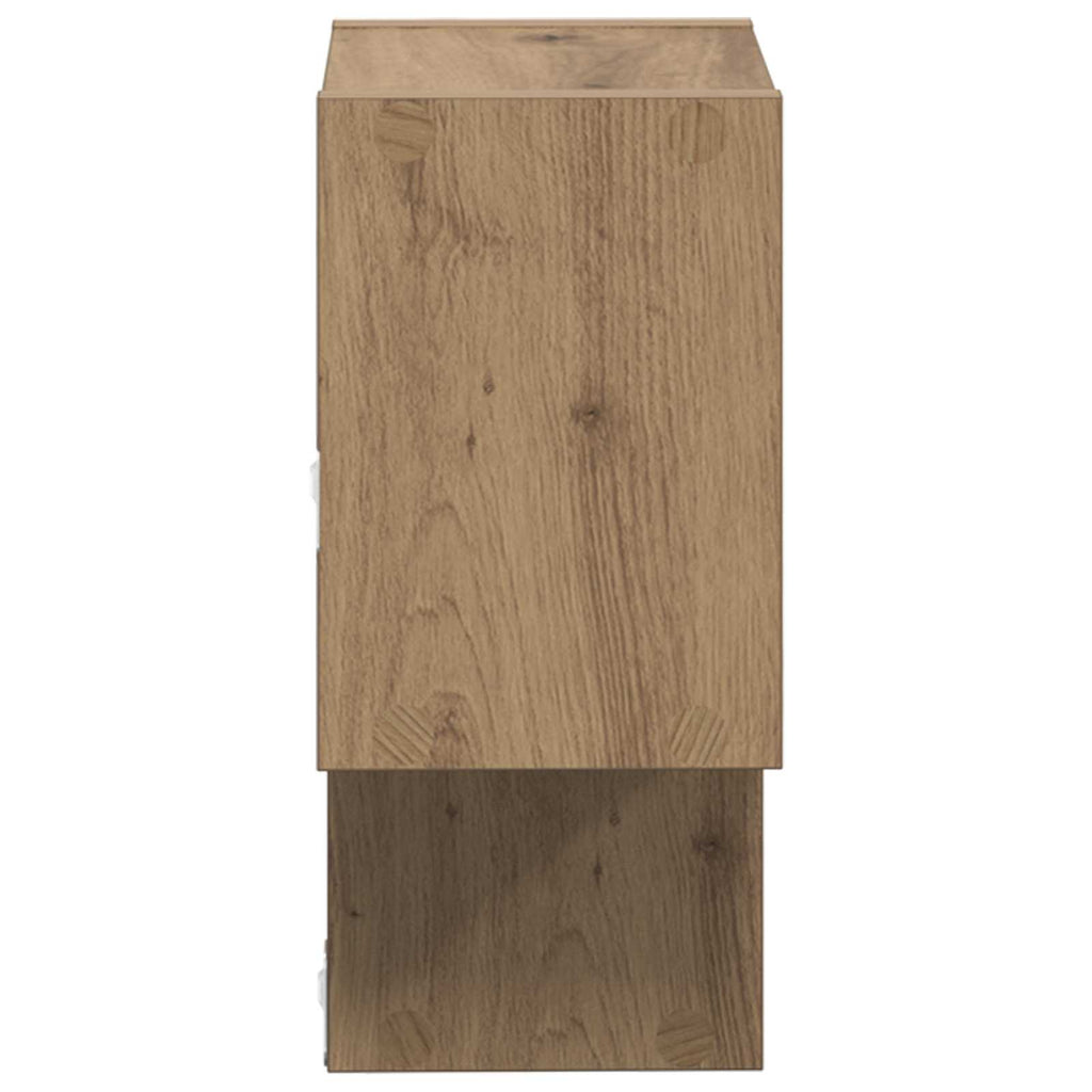vidaXL Półka ścienna Do montażu na ścianie Dąb artisan 55 x 15 x 35 cm