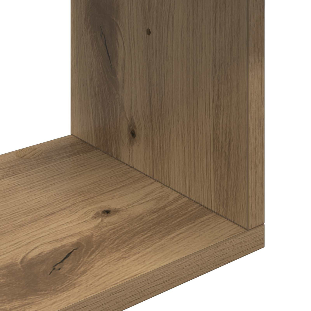 vidaXL Półka ścienna Do montażu na ścianie Dąb artisan