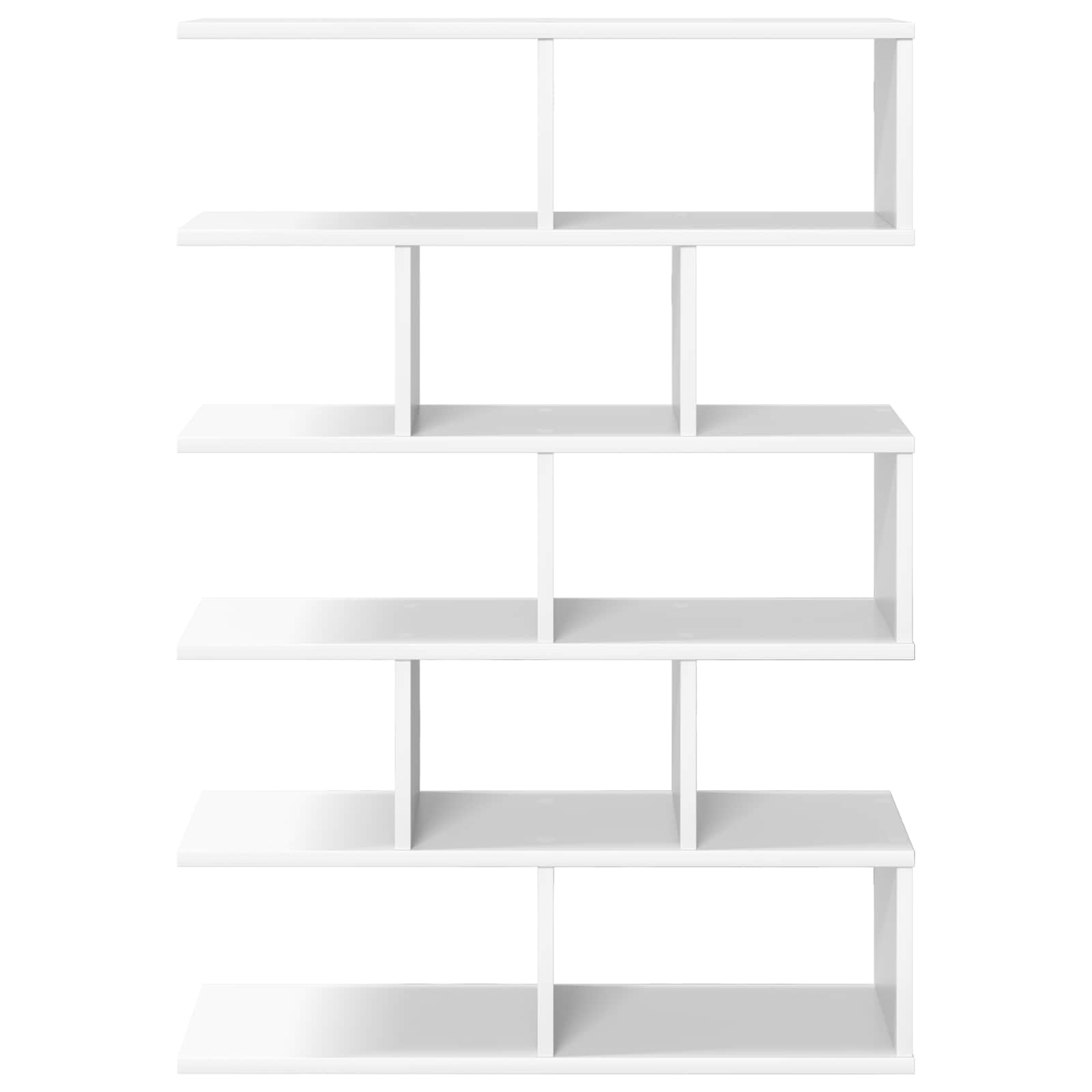 vidaXL Półka ścienna Biały 70 x 20 x 100 cm Drewno inżynieryjne
