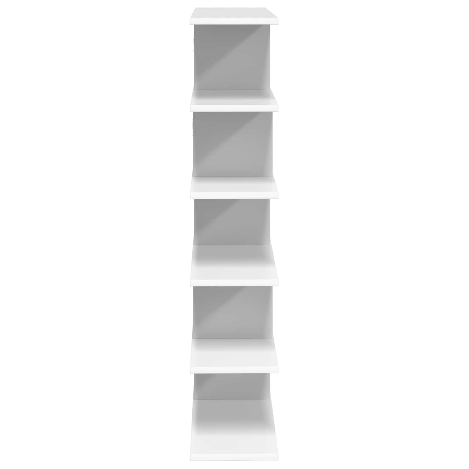 vidaXL Półka ścienna Biały 70 x 20 x 100 cm Drewno inżynieryjne