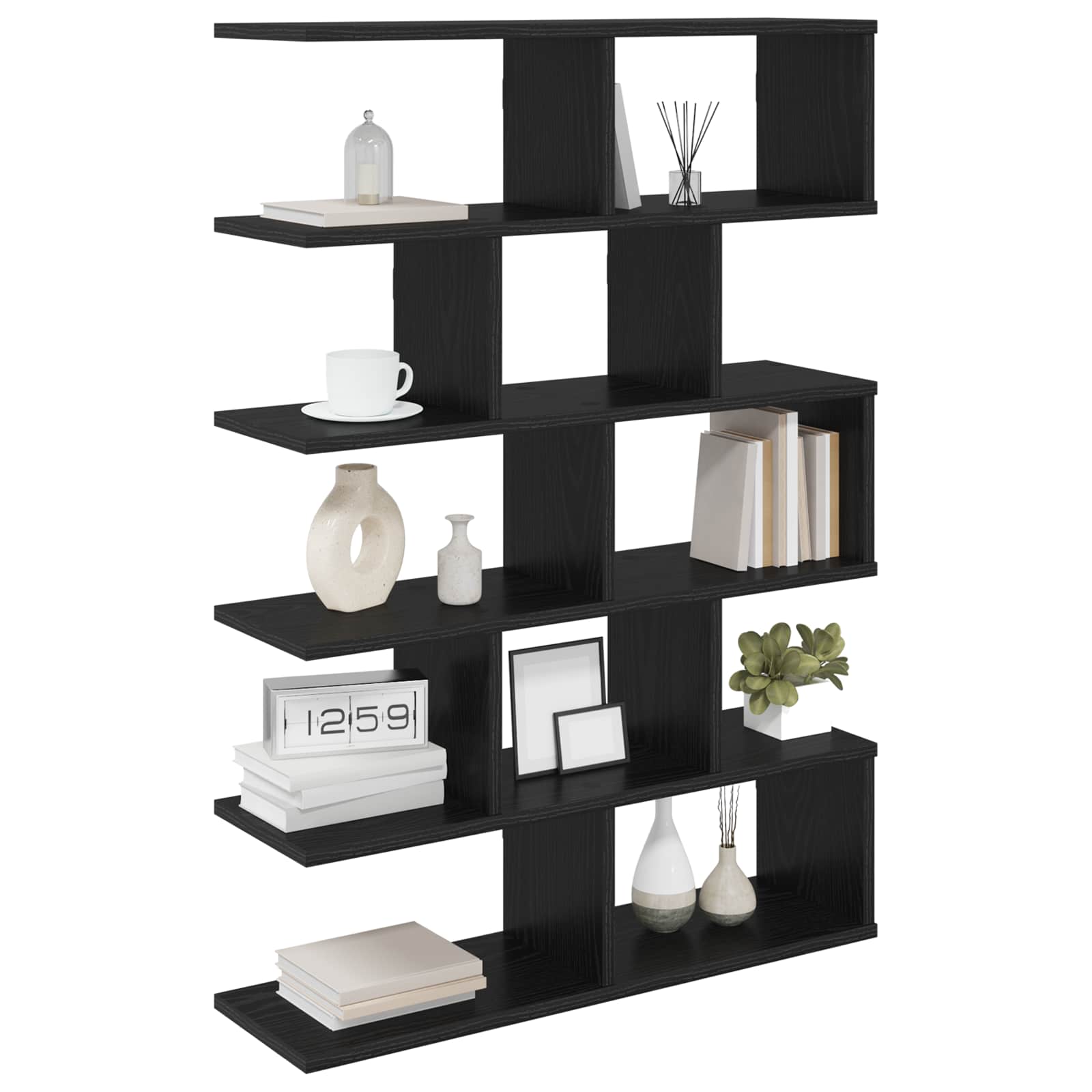 vidaXL Półka ścienna Czarny dąb 70 x 20 x 100 cm Drewno inżynieryjne