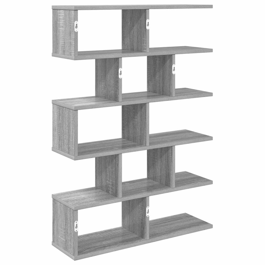 vidaXL Półka ścienna Szary Sonoma 70 x 20 x 100 cm Drewno inżynieryjne