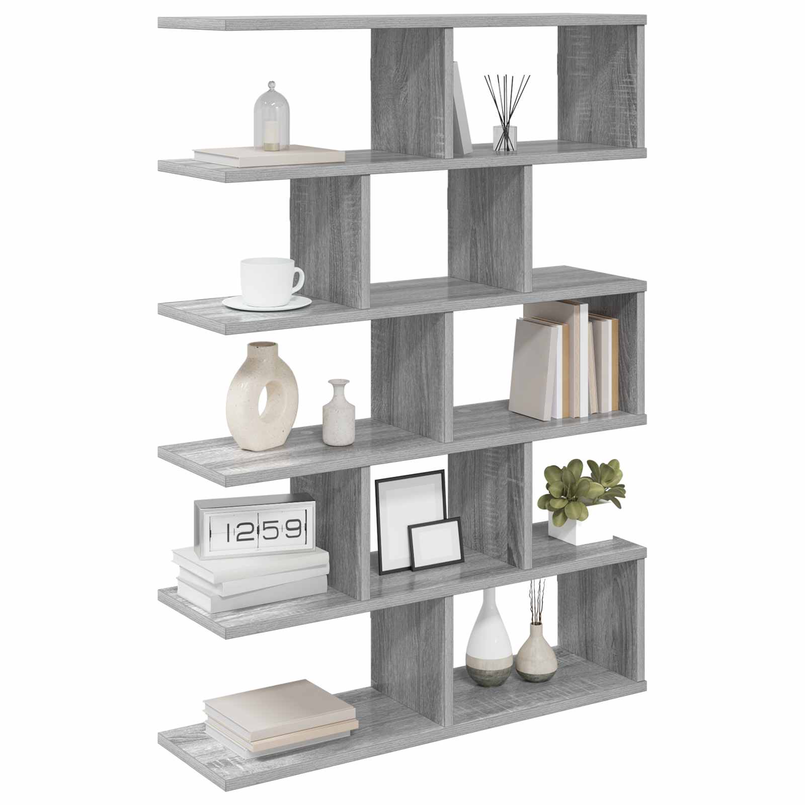 vidaXL Półka ścienna Szary Sonoma 70 x 20 x 100 cm Drewno inżynieryjne