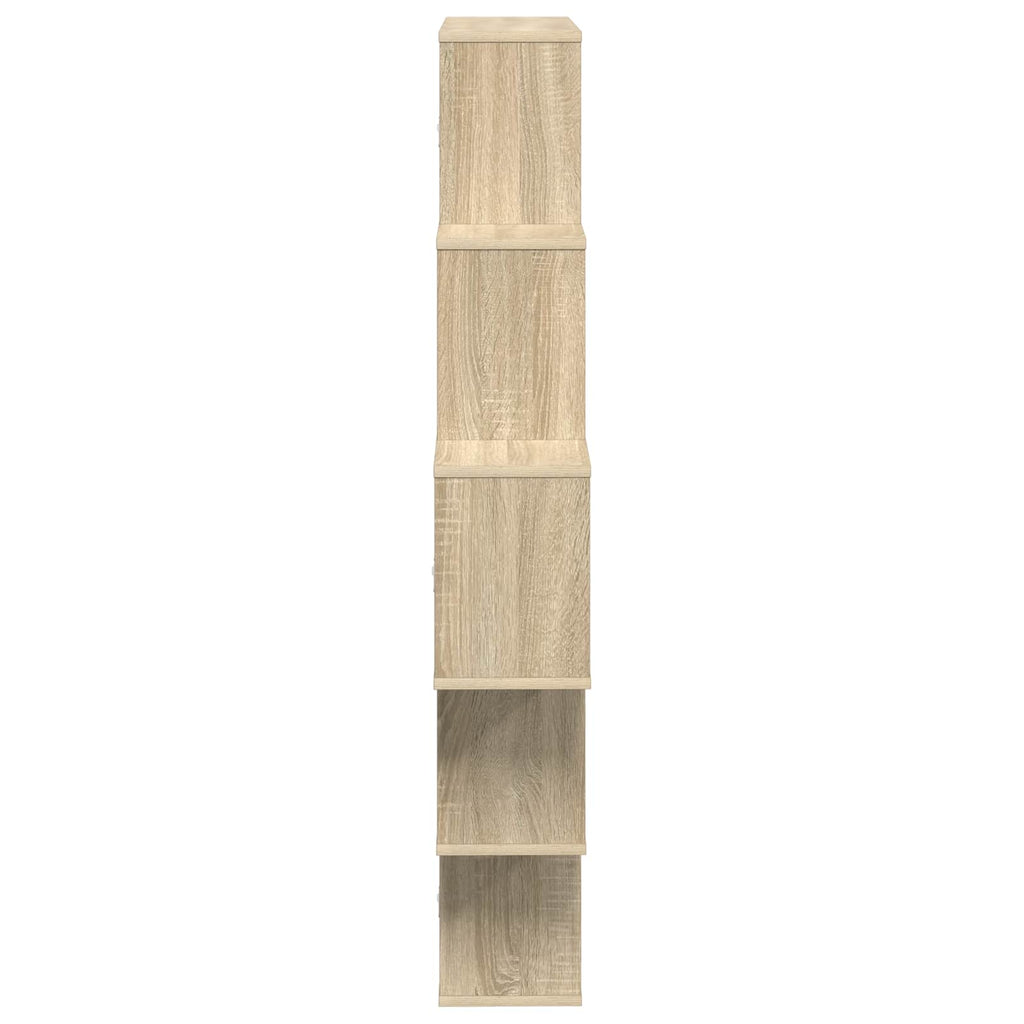 vidaXL Półka ścienna dąb Sonoma 120 x 20 x 136 cm Drewno inżynieryjne