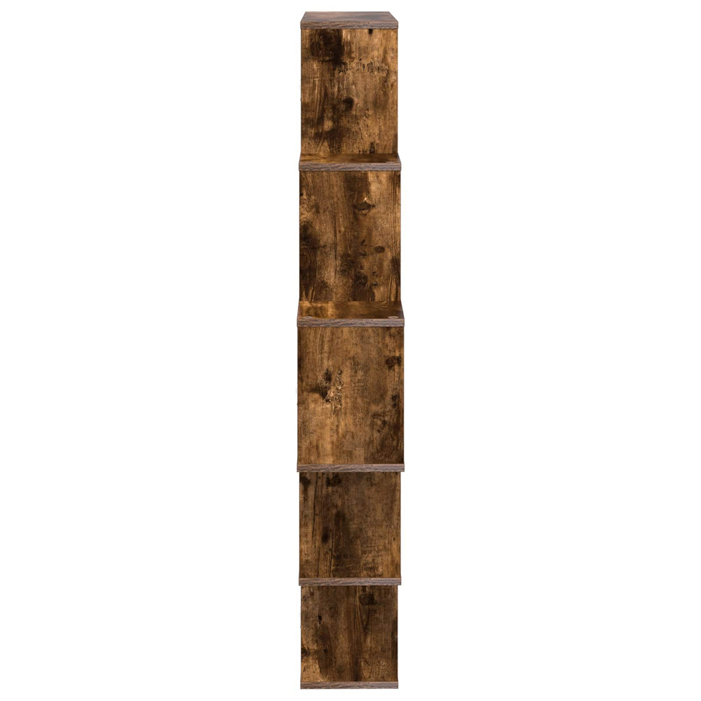 vidaXL Półka ścienna Dąb wędzony 120 x 20 x 136 cm Drewno inżynieryjne