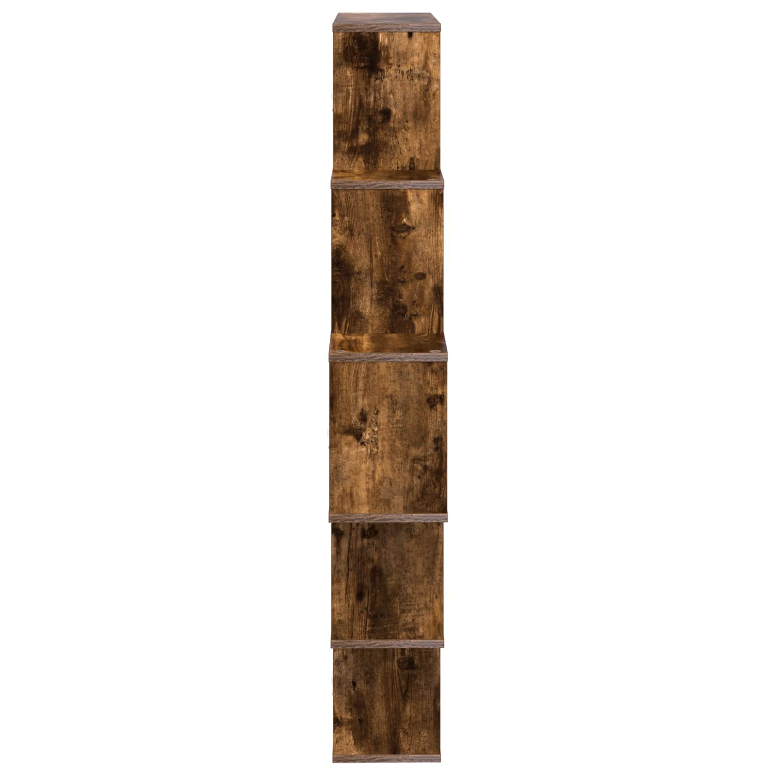 vidaXL Półka ścienna Dąb wędzony 120 x 20 x 136 cm Drewno inżynieryjne