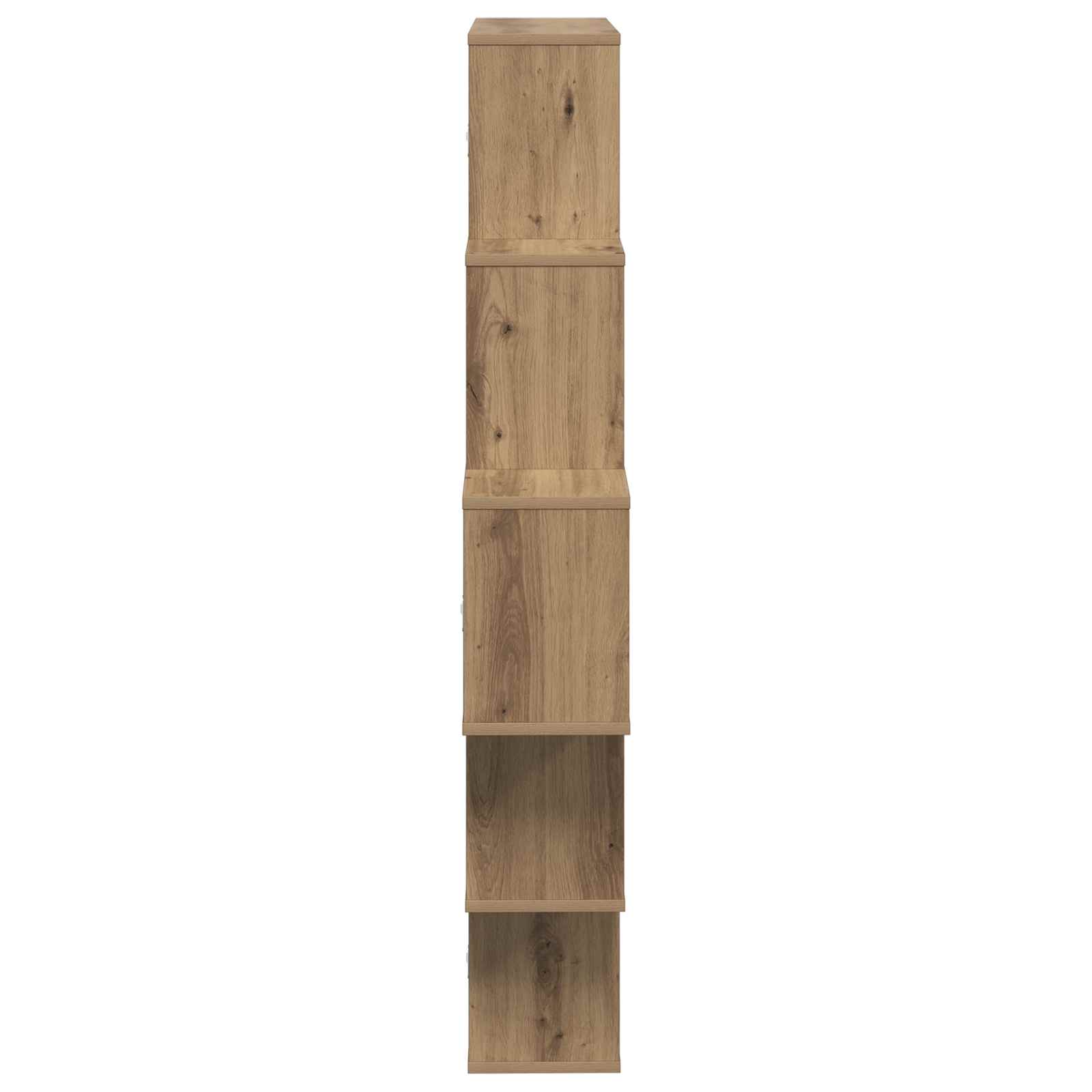 vidaXL Półka ścienna Dąb artisan 120 x 20 x 136 cm Drewno inżynieryjne