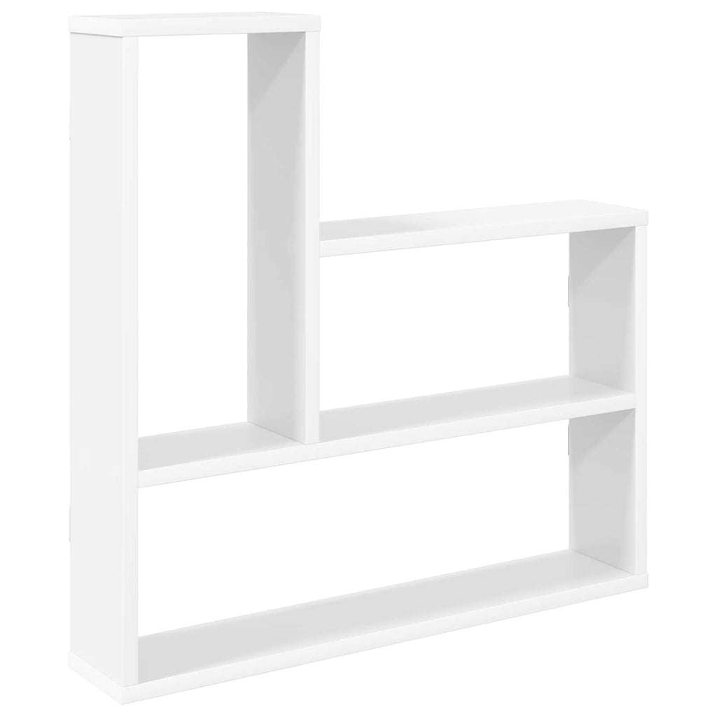 vidaXL Półka ścienna Biały 60 x 11 x 60 cm Drewno inżynieryjne