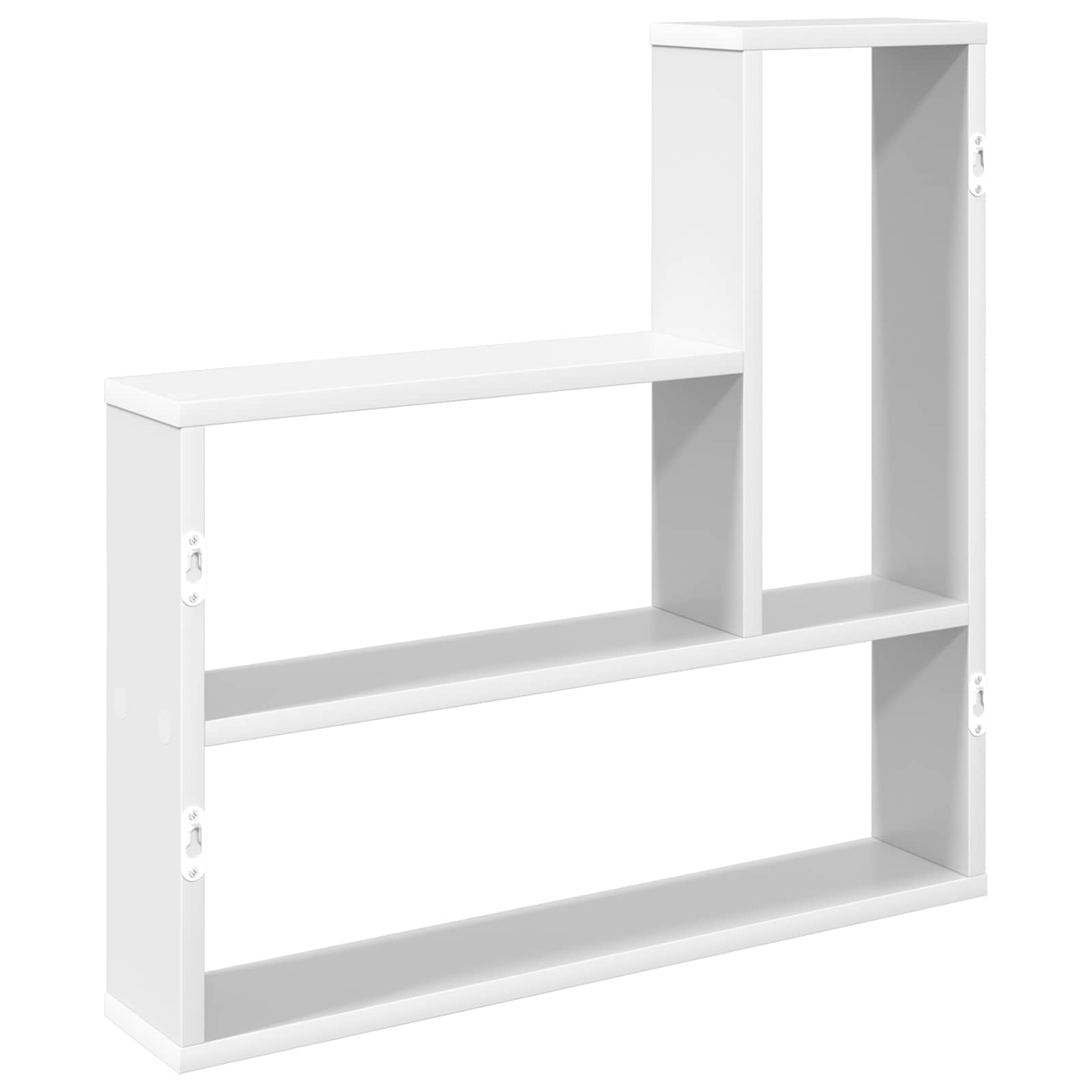 vidaXL Półka ścienna Biały 60 x 11 x 60 cm Drewno inżynieryjne